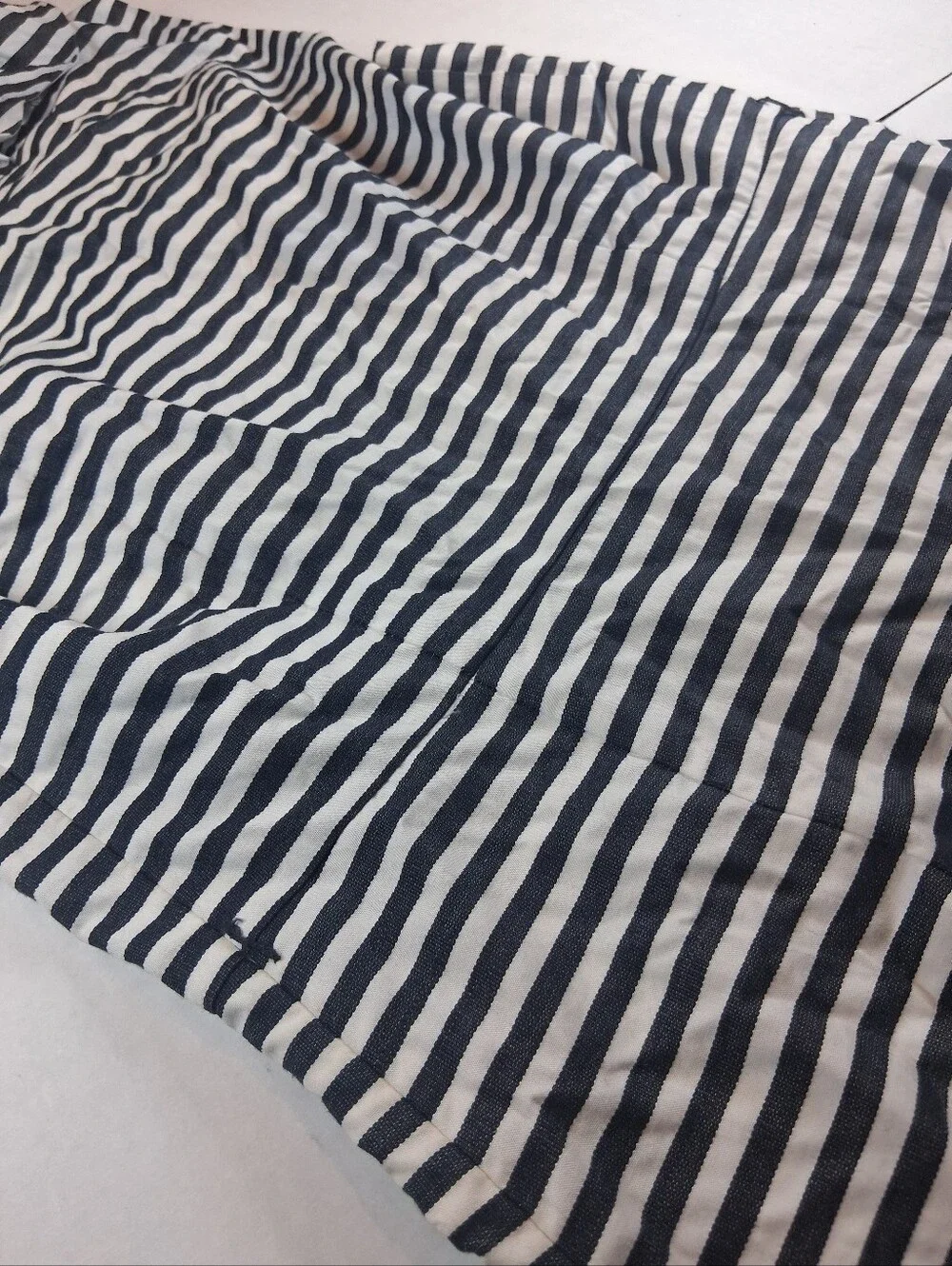Kate Spade Striped Ruffle Dress Size 6 Nautical Sleeveless Breezy Preppy Cotton